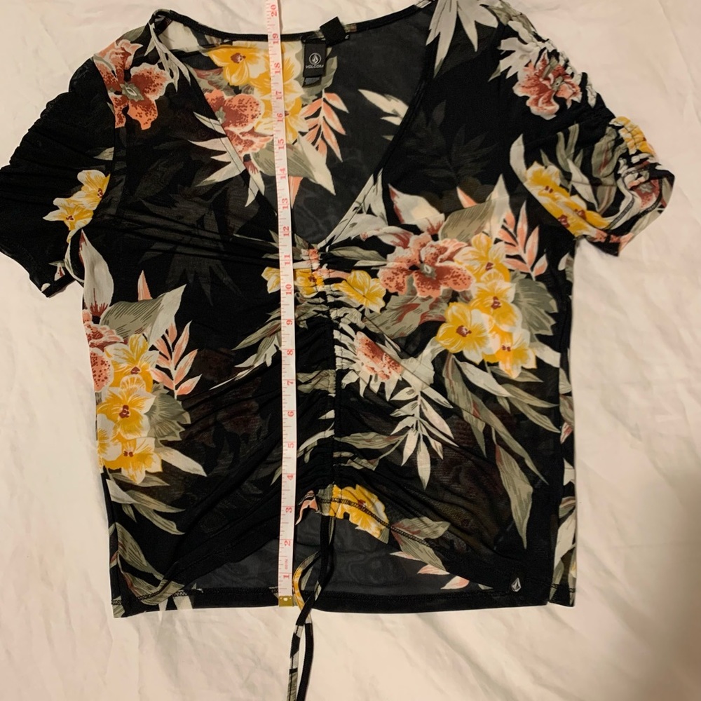 Volcom Mesh Floral Top - Picture 4 of 4